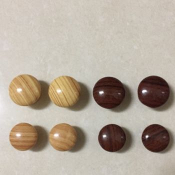 Núm tủ nhựa giả gỗ